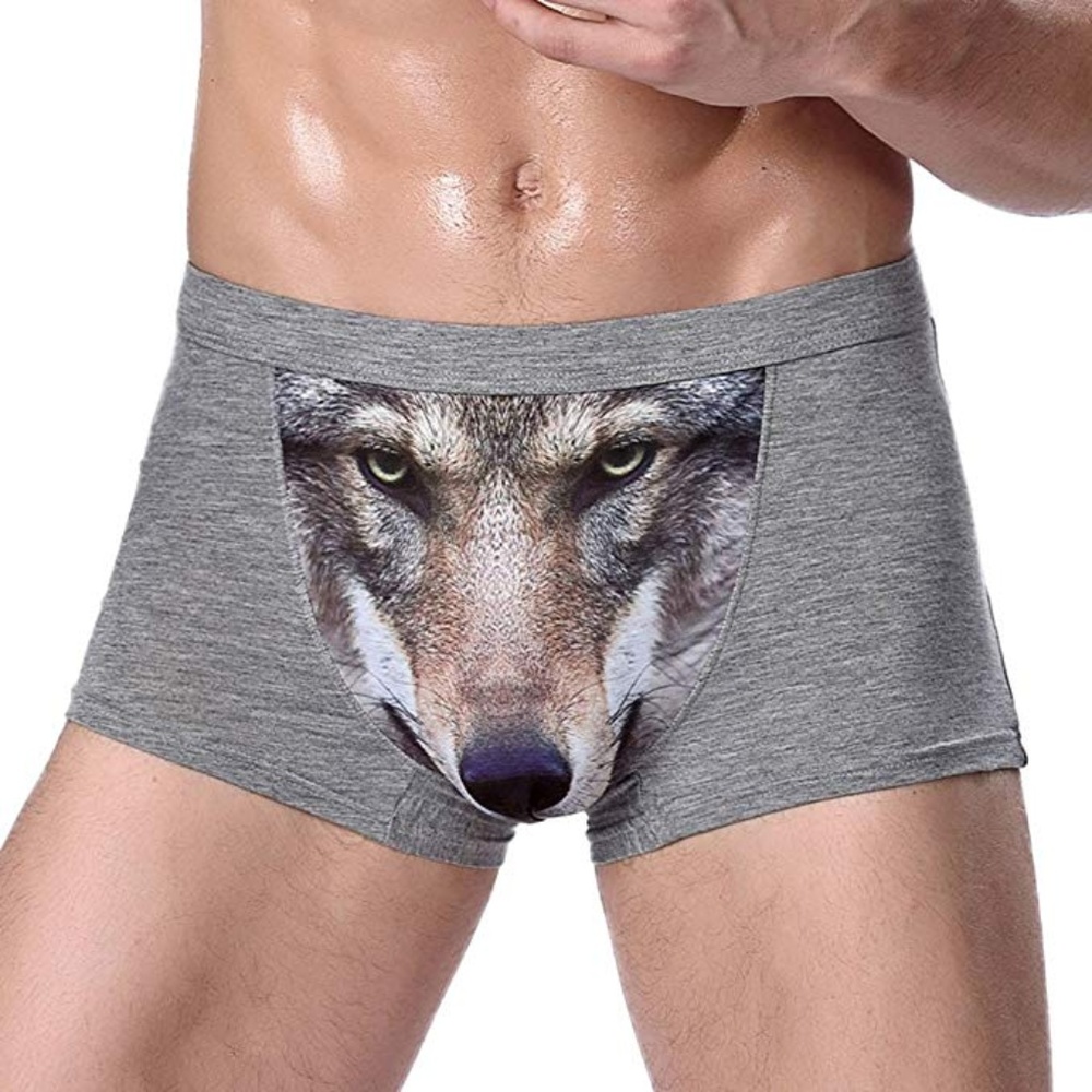 NWOT Bestag Wolf Bulge Pouch Boxer Briefs 3-Pack